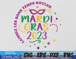 Mardi Gras 2023 svg, Fleur De Lis, Carnival Season, Mardi Gras New Orleans svg, 2023 Mardi Gras Festival Svg, Eps, Png,