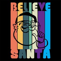 Bel eve Santa SVG PNG, vintage SVG, Santa SVG, merry Christmas SVG