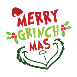 Merry Grinch Mas Svg, Grinch Christmas Svg, The Grinch Svg, Grinch Hand Svg, Grinch Face Png File Cut Digital Download