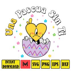 Easter Day Bad Bunny Png Svg, Bunny Bad Bunny Svg, Easter Svg, Easter Benito Svg, Un Pascua Sin Ti Png (14)