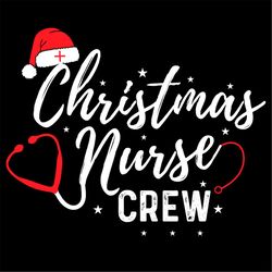 Christmas nurse crew SVG PNG, nurse SVG, Heartbeat Stethoscope SVG