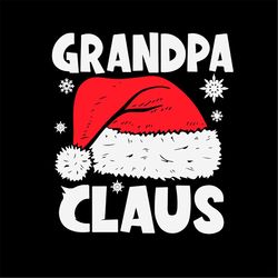 Grandpa Claus Big Santa's Hat SVG PNG