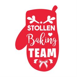 Stollen Baking Team Christmas Stollen SVG PNG