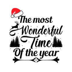 The most wonderful time of the year silhouette SVG