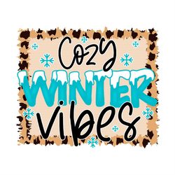 Cozy winter vibes PNG sublimation