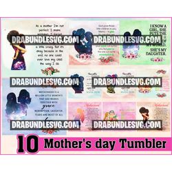 10 Happy Mother's day 20oz Skinny Straight&Tapered Designs,Sublimation tumbler design,Tumbler designs,Happy