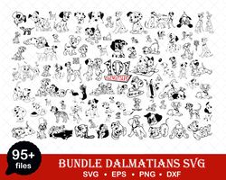 Dalmatian Svg Bundle, Dalmatiner Svg, 101 Dalmatians Svg, Dalmatians PNG, Digital Vector, Dog Svg, Bundle Svg - Download