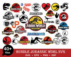 Jurassic World Svg Bundle, Jurassic World Svg, Jurassic Park Svg, Cut files, Digital Vector File, Bundle Svg - Download