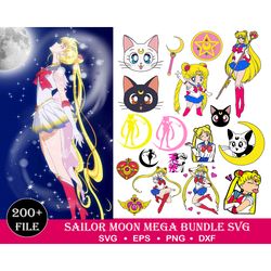 200 Sailor Moon, Sailor Moon, Sailor Moon svg, Feminist svg, Girls svg, woman svg, equal rights svg, cricut file, gender