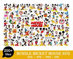 Mickey Mouse Svg Bundle, Mickey Mouse Svg, Mickey Svg, Disney Svg, Digital Vector File, Bundle Svg -Downlo