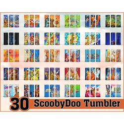 30 Designs Scooby Doo 20oz Tumbler PNG Bundle, Scooby Doo Png, Scooby Doo Tumbler, Scooby Doo 20oz, Tumbler Sublimation,