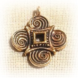 Ukrainian brass necklace pendant,wintage brass pendant,woman Man jewelry gift,ukrainian jewelry charm,handmade pendant