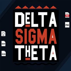 Delta Sigma Theta 1913 Svg, Delta Sigma Theta, Sorority Flag, Sorority Gifts, Sorority Sticker, Sorority Shirt, Women Gi