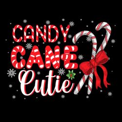 Candy Cane Cutie PNG, Christmas Cane Candy PNG Sublimation Designs