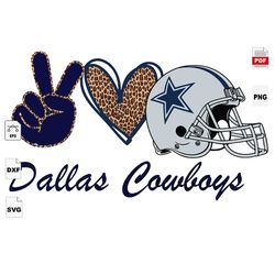 Dallas Cowboys, Sport Svg, Dallas Cowboy Svg, NFL Sport Svg, Dallas Cowboy Helmet Svg, Heart Svg, NFL Svg, NFL Football,