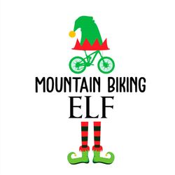 Mountain Biking Elf Leprechaun SVG PNG