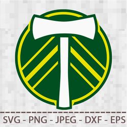 Portland Timbers Logo SVG PNG JPEG  DXF Digital Cut Vector Files for Silhouette Studio Cricut Design