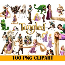 100 Tangled Clipart Png Rapunzel, Princess Disney Bundle, Tangled Rapunzel, Rapunzel Clipart