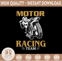 Motor Racing Team SVG, Dirt Bike svg motor cross svg eps dxf png Files for Cutting Machines Cameo Cricut
