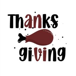 Thank giving SVG PNG, turkey leg SVG