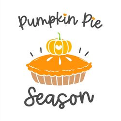 Pumkin Pie Season Thanksgiving Cake Design SVG PNG