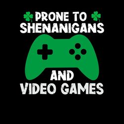 Prone to Shenanigans and Video Games SVG PNG, Game Controller SVG
