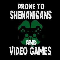 Prone to Shenanigans and Video Games SVG PNG, Game Controller SVG