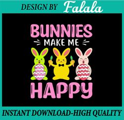 Bunny Make Me Happy SVG, Bunny make Me Happy Png, Cut File , Easter Png, Digital download