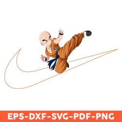 Krillin Chibi x Nike Svg, Krillin Dragon Ball Svg, Dragon Ball Svg, Nike Svg, Character Svg, Anime Svg - Download File
