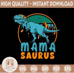 Mamasaurus T-rex PNG, Dinosaur Funny Mama Saurus, Mother's Family PNG File