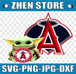 Baby Yoda with Los Angeles Angels Baseball PNG,  Baby Yoda MLB png, MLB png, Sublimation ready, png files for sublimatio