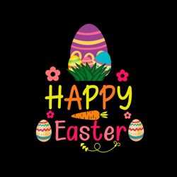 Happy Easter Spring Easter Eggs PNG Sublimation Designs