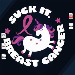 Suck It, Breast Cancer, Breast Cancer Svg, Cancer Awareness, Black Girl Svg, Cancer Ribbon Svg, Breast Cancer Ribbon, Br