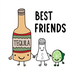 Tequila Salty Lemon Best Friends SVG PNG, Best Friend Ever SVG PNG