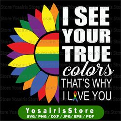 I See Your True Colors, Autism Awareness, Autism Mom, Cut File, For Cricut, For Silhouette, svg jpg png dxf