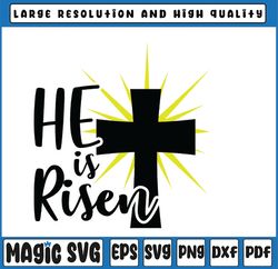 He is Risen Svg, Easter Svg, Christian Svg, Cross Svg, Easter is for Jesus, Easter svg, Easter Bunny, Digital Download