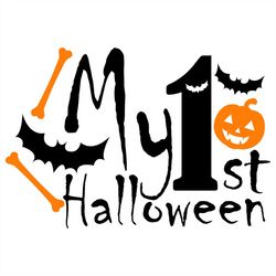My 1 St Halloween SVG, My First Hallween SVG PNG
