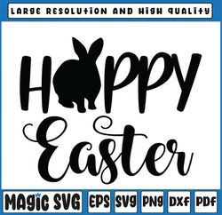 Bunny PNG | Hoppy Easter | digital download || DXF|| green spring SVG, Easter Bunny, Digital Download