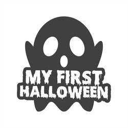 My First Halloween SVG, Halloween Ghost SVG Silhouette