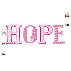 hope, breast cancer svg, cancer awareness, cancer svg, cancer ribbon svg, cancer ribbon svg, cancer gift, cancer survivo