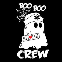 Boo boo crew SVG PNG, boo boo SVG, ghost nurse SVG