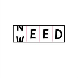 Need Weed SVG, Alphabet Word SVG Silhouette