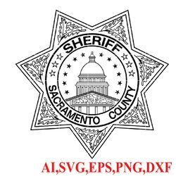 Sacramento County Sherife Badge