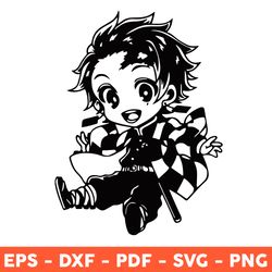 Kamado Tanjiro Svg, Cartoon Svg, Kimetsu No Yaiba Svg, Japanese Svg, Anime Svg, Kamado Tanjiro Cricut - Download File