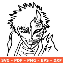 Keigo Asano Svg, Bleach Svg, Anime Cartoon Svg, Anime Svg, Bleach Svg, Anime Svg, Svg, Png, Dxf, Eps - Download File
