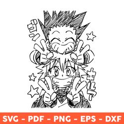 Killua And Gon Svg, Hunter x Hunter Svg, Hunter Anime Svg, Anime Characters Svg, Cricut, Anime Svg - Download File