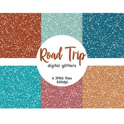 Road Trip Digital Paper | Luxury Textures