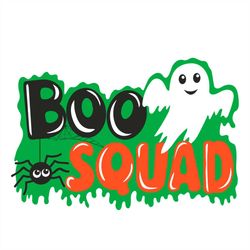 Boo Squad PNG, Halloween Ghost Squad PNG Sublimation Designs