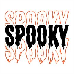Spooky for Halloween SVG, Spooky Halloween Word SVG PNG