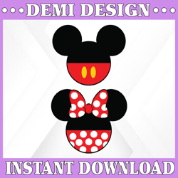 Mickey and Minnie normal svg, png, dxf, Cartoon svg, Disney svg, png, dxf, cricut